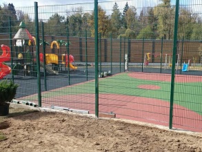 Забор на детскую площадку 50 метров фото в Солнечногорске