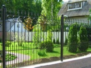 Кованые заборы на ленточном фундаменте 80 метров фото в Солнечногорске